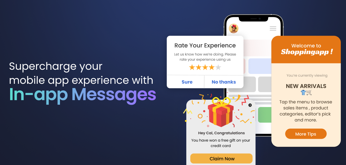 product-update: ✨ Introducing In-app messages and nudges 🔔 for mobile apps 📱