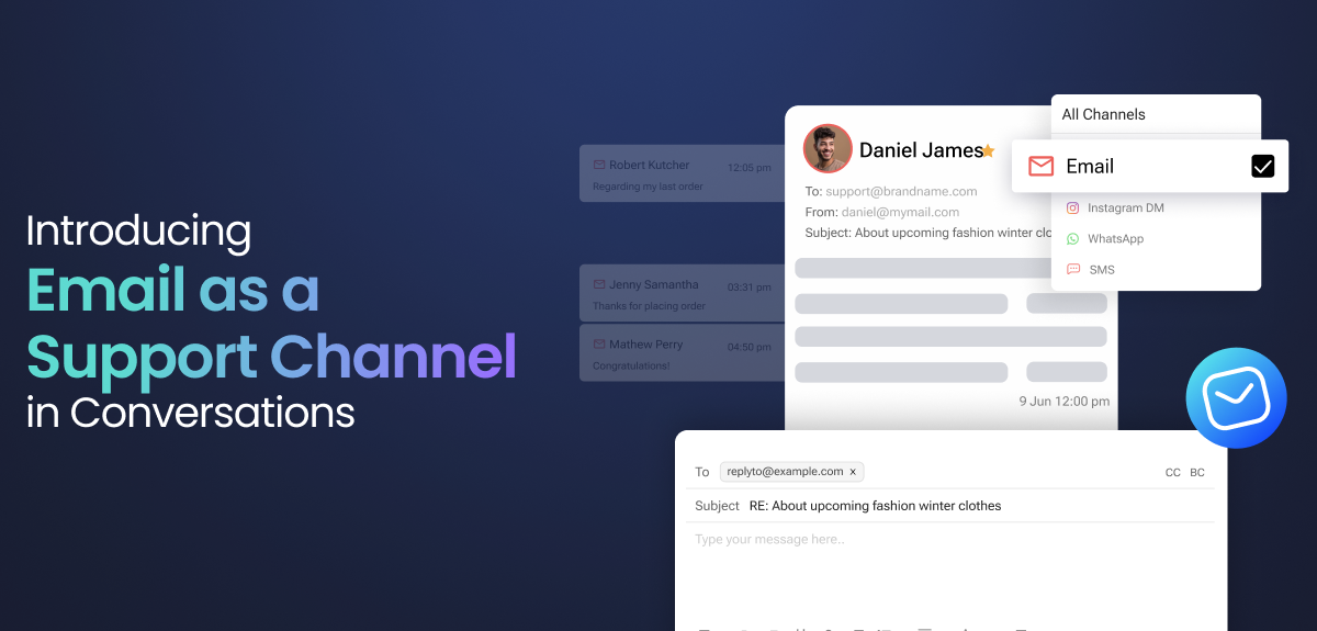 product-update: 🚀 Introducing ✉️ Email as a support channel in Conversations