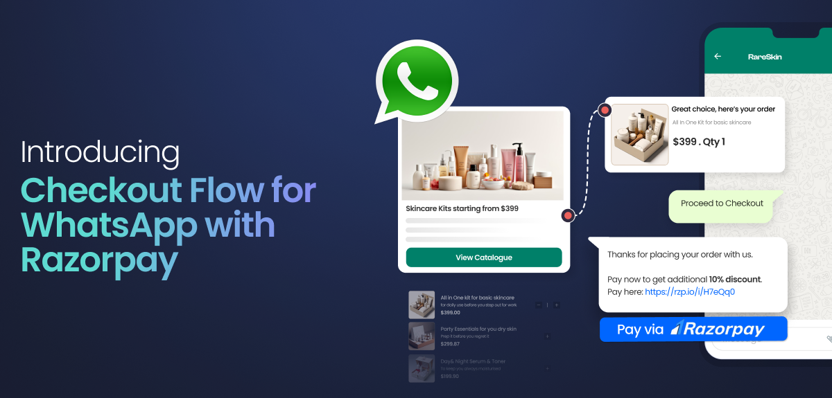 product-update: 🚀 Introducing checkout flow for WhatsApp with razorpay